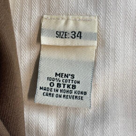 L.L. Bean Chino Pants / Slacks 0 BTK8 Men's Size 34 Brown - Picture 5 of 10